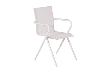 Alina matstol utomhus - vit