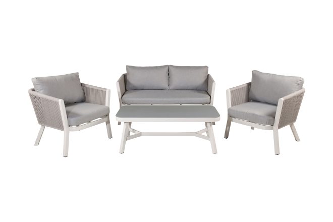 Virya loungegrupp utomhus 4-sits - vit