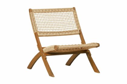 Beige klappstol utomhus pamunda