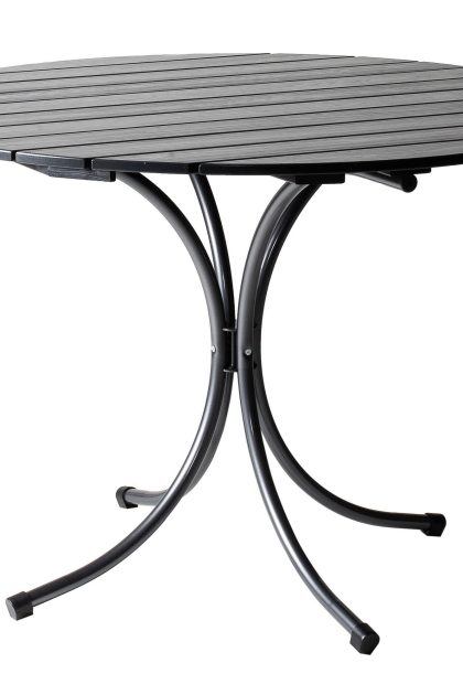 Bord suvisaari runt 103 cm grå/svart - varax