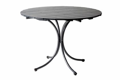 Bord suvisaari runt 103 cm grå/svart - varax