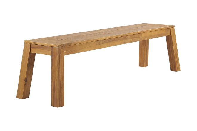 3-sits sittbänk utomhus coteto 160 cm - akacia
