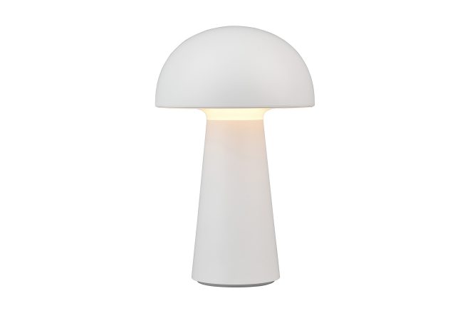 Lennon led bordslampa vit uppladdningsbar - vit