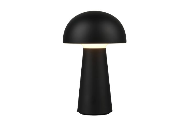 Lennon led bordslampa svart uppladdningsbar - svart
