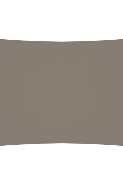 Solsegel oxfordtyg rektangulärt 4x7 m taupe - Brun