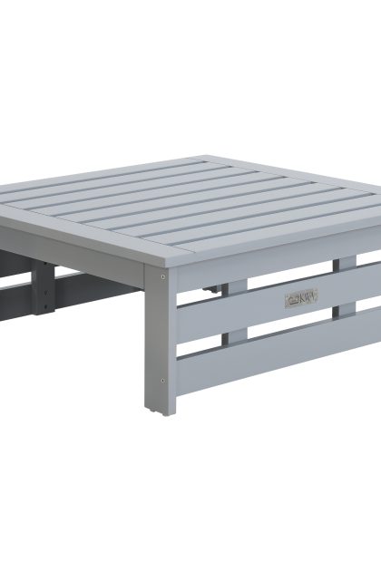 Soffbord utomhus husarn 80 cm matt grå - kwa