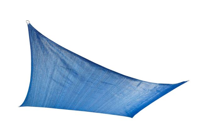 Hi solsegel med 100 led-lampor blå 2x3 m - blå
