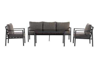 Soffgrupp utomhus ariany - svart/grå