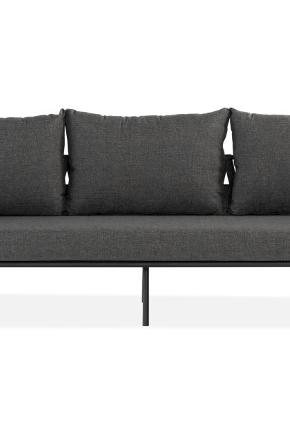 3-sits utesoffa sandina - rep/svart/grå