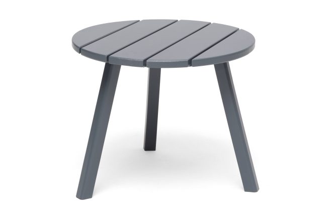 Sidobord utomhus hillerstorp tennessee 50 cm rund - grå