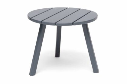 Sidobord utomhus hillerstorp tennessee 50 cm rund - grå