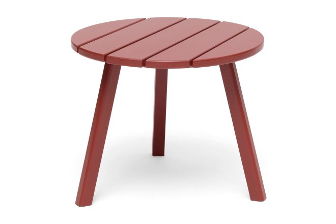 Sidobord utomhus hillerstorp tennessee 50 cm rund - röd
