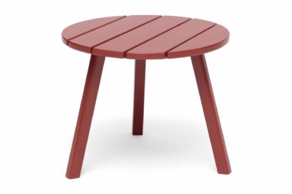 Sidobord utomhus hillerstorp tennessee 50 cm rund - röd