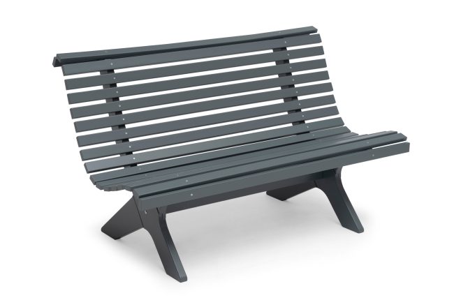 Utebänk hillerstorp lund - grå
