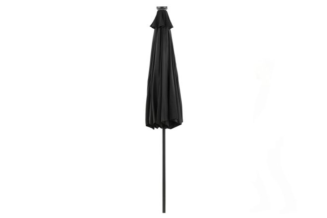 Sabal parasoll 270 cm med led - svart