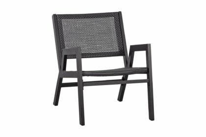 Svart utefåtölj medevov - chilli