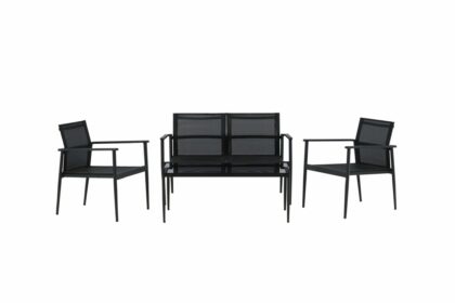 Break loungegrupp utomhus 4-sits - svart