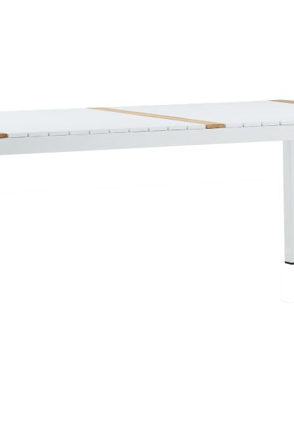 Togo matbord utomhus 200 cm - vit/grå
