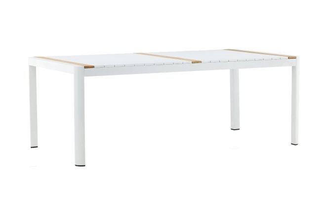 Togo matbord utomhus 200 cm - vit/grå