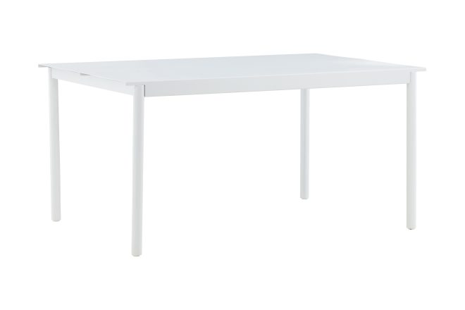 Modena matbord utomhus 150 cm - vit/grå