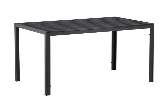 Break matbord utomhus 150 cm - svart