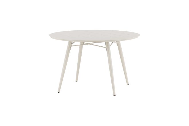 Lina matbord utomhus 120 cm rund - grå