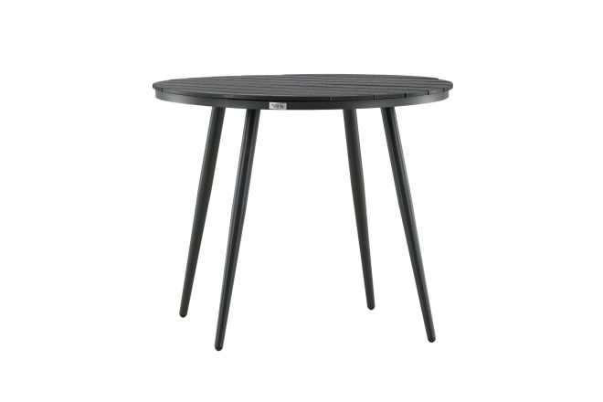 Break matbord utomhus rund 90 cm - svart