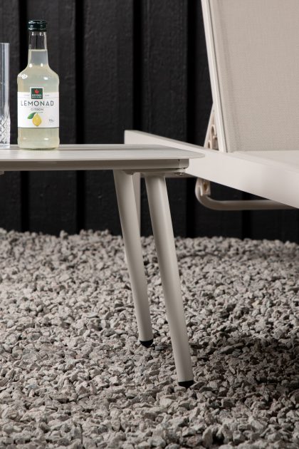Lina sidobord utomhus 40 cm - beige