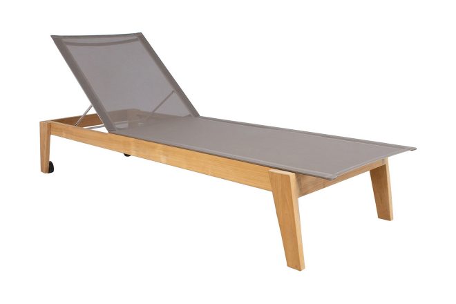 Däck utestol teak bali 210x73xh33 cm