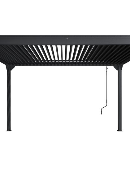 Pergola Premium Öppningsbara lameller - Grå