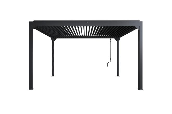 Pergola Premium Öppningsbara lameller - Grå