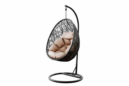 Snyggaste hängstol - utefåtölj svart