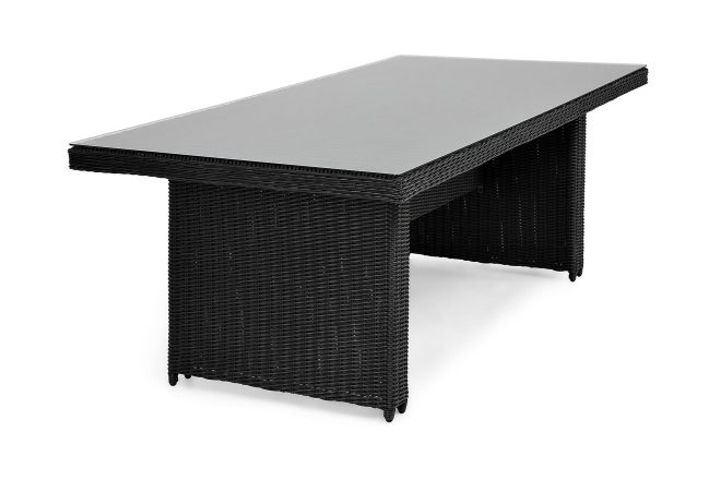 Matbord utomhus marcus 200x100 cm - svart