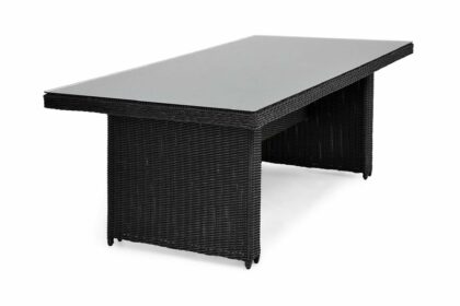 Matbord utomhus marcus 200x100 cm - svart