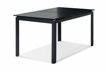 Matbord utomhus tunis förlängningsbart 152-210x90 - svart