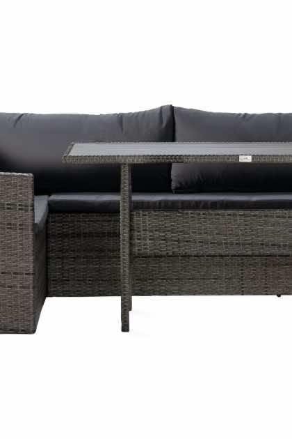 Loungegrupp utomhus james light vänster - aintwood|grå