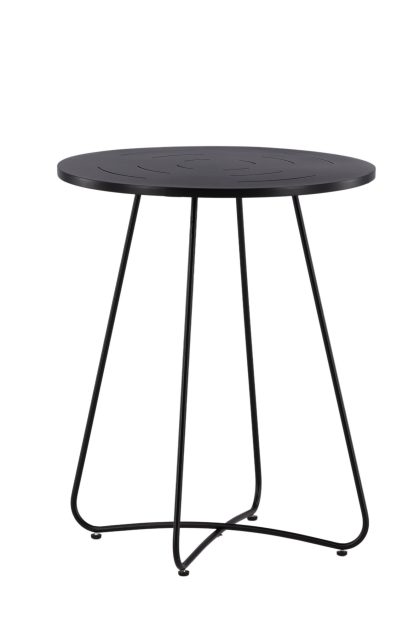 Bacong cafébord 60 cm rund - svart