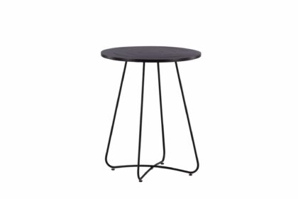Bacong cafébord 60 cm rund - svart