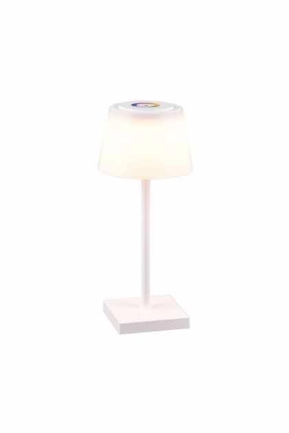 Sanchez led utomhusbordslampa vit uppladdningsbar - vit