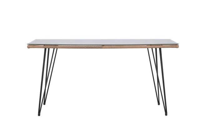 Matbord utomhus viga 90x160 cm brun - venture home