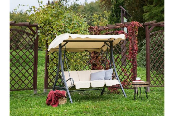 Hängsoffa garbo 180 cm - beige