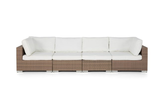 Loungesoffa utomhus utomhus bahamas 4-sits - sand