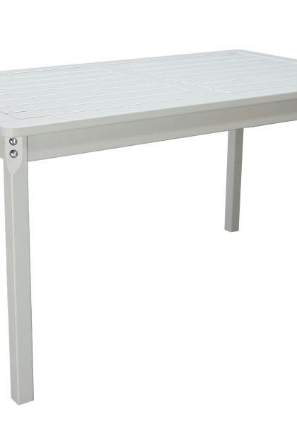 Matbord utomhus olivo fasta 135 cm vit -