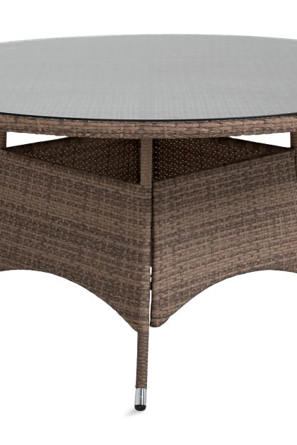 Matbord utomhus thor 140 cm runt - sand
