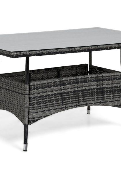 Matbord utomhus thor 140x90 cm - grå/ljusgrå