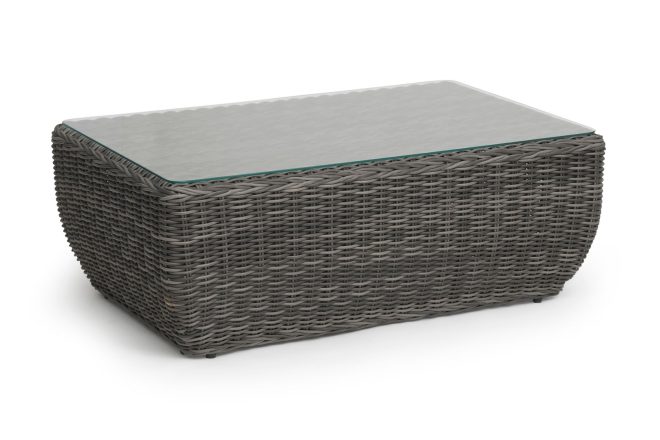 Loungebord tara 66x100 cm grå - konstrotting