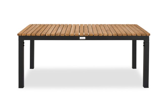 Utebord bahamas 110x60 - svart|teak