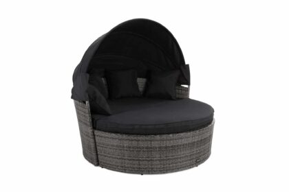 Solsäng svart/mörkgrå florens