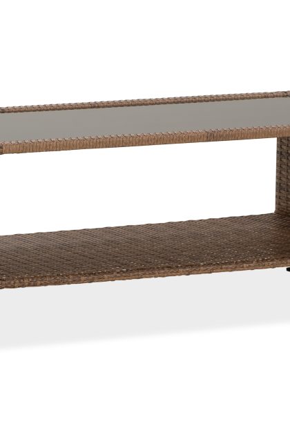 Bord bahamas med hylla 113x58 cm - sand