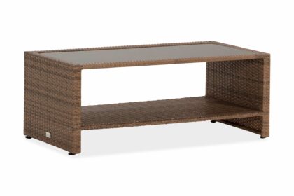 Bord bahamas med hylla 113x58 cm - sand